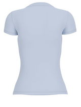 T-shirt Guess Slim in Cotone con Logo Flowers e Borchie