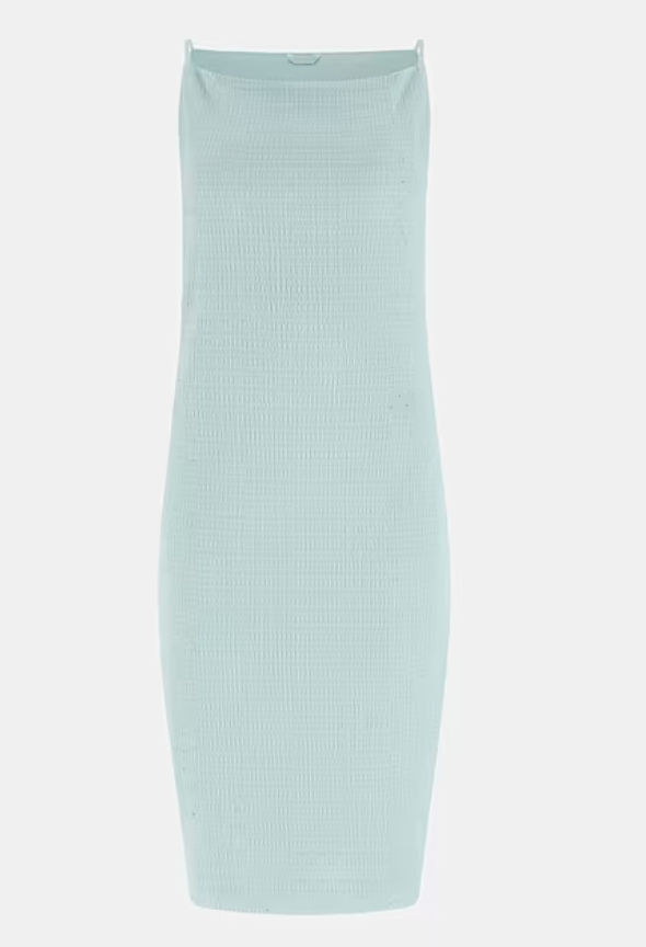 Vestito midi scollo a barca