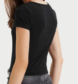 Top in maglia cropped
