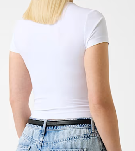 Top in maglia cropped