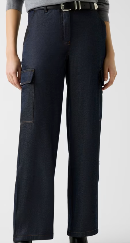 Pantaloni cargo in denim