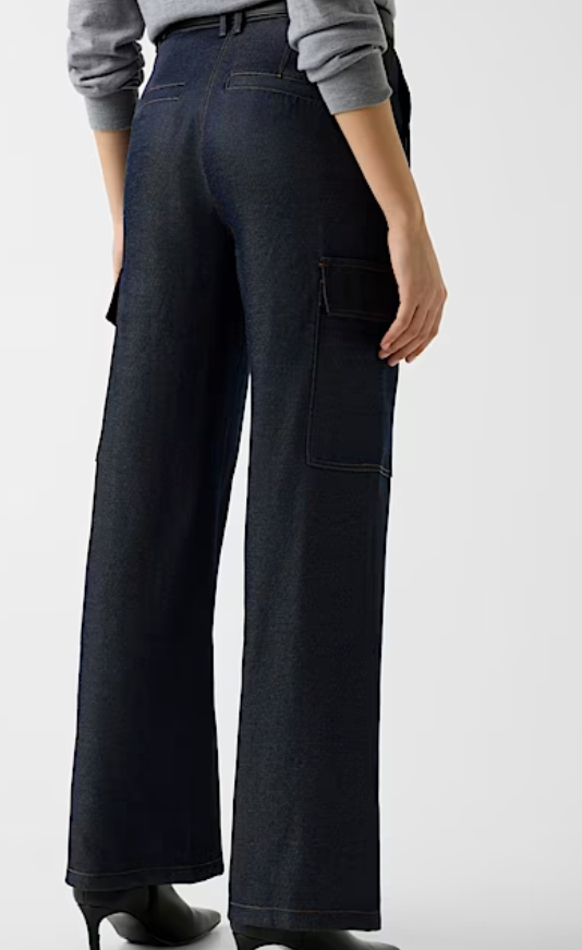 Pantaloni cargo in denim