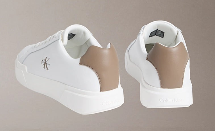 Sneakers in pelle con logo