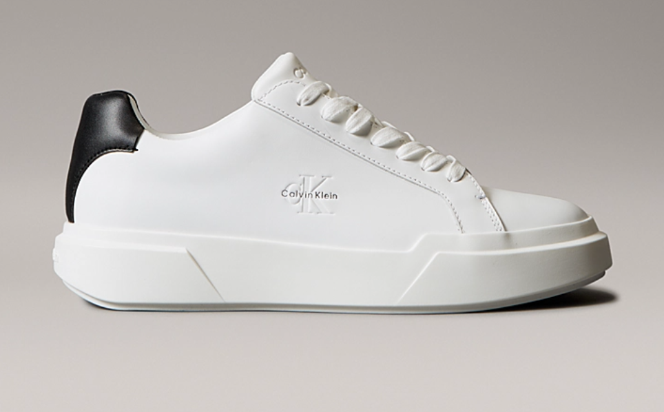 Sneakers in pelle con logo