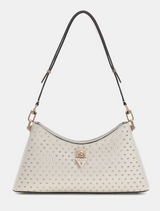 Borsa a spalla Patsie con borchie Guess