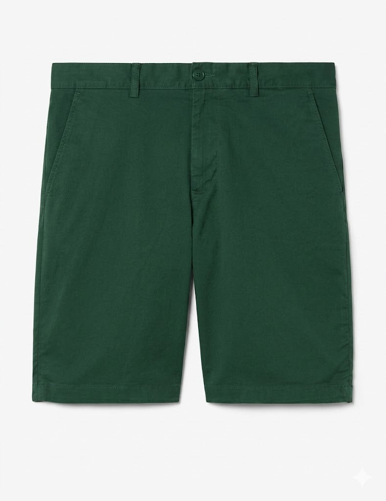 SHORTS CHINO IN TWILL ELASTICIZZATO